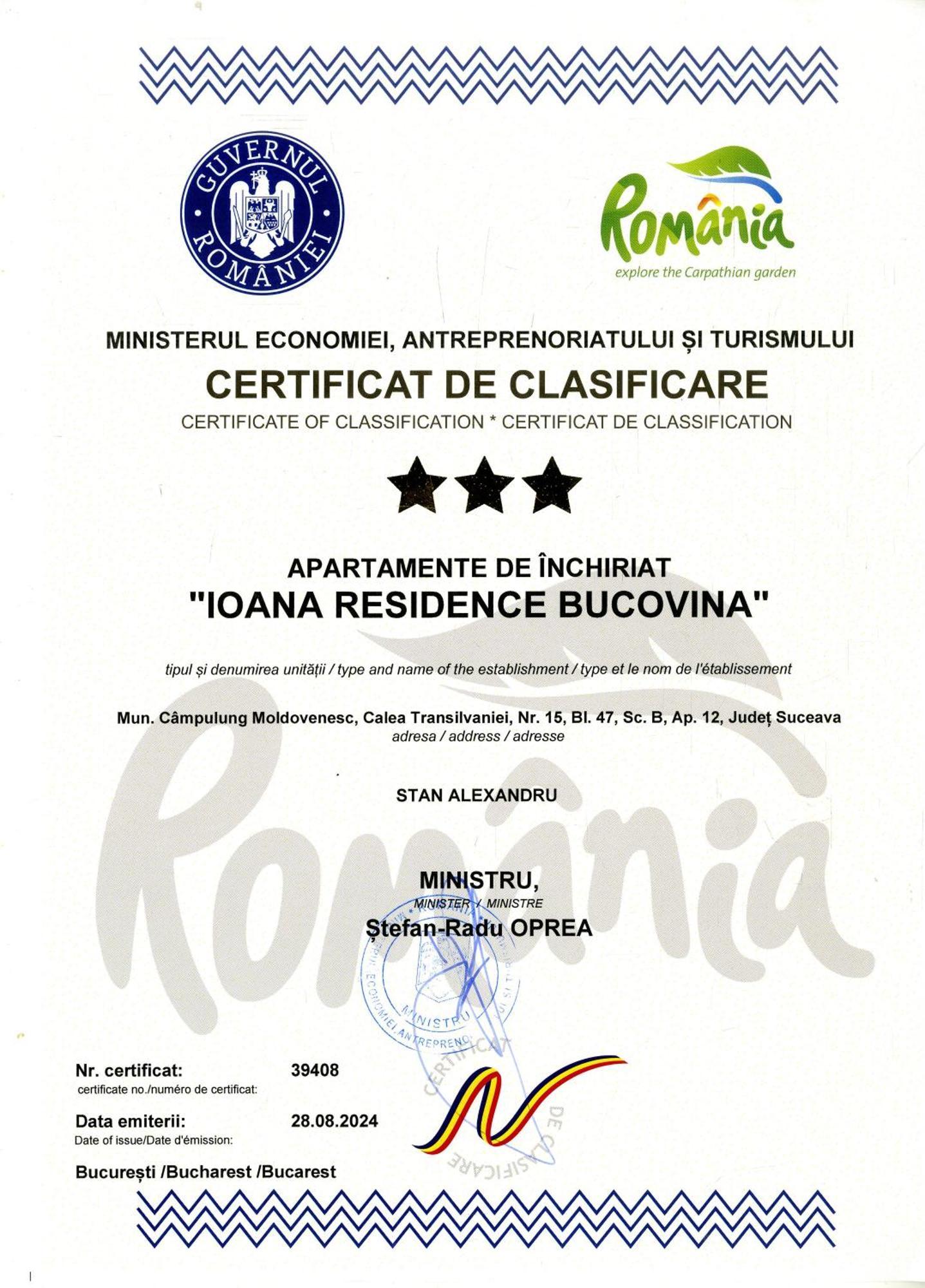 Ioana Residence Bucovina Câmpulung Moldovenesc Extérieur photo